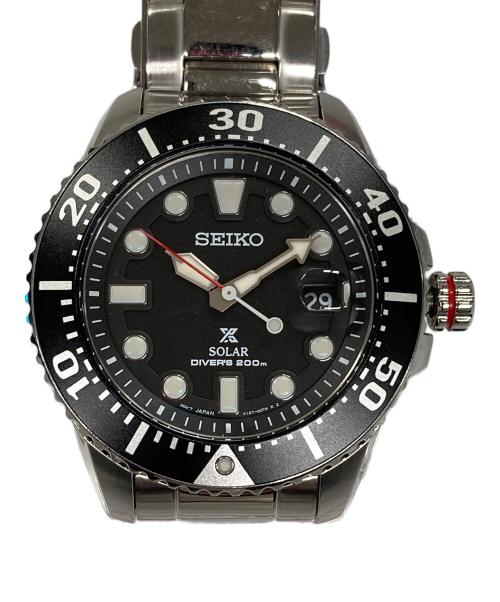 SEIKO（セイコー）SEIKO (セイコー) 腕時計 プロスペックス ソーラー ダイバー 200m ブラック サイズ:実寸サイズにてご確認ください。の古着・服飾アイテム