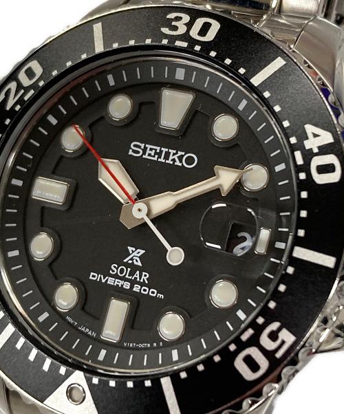 SEIKO（セイコー）SEIKO (セイコー) 腕時計 プロスペックス ソーラー ダイバー 200m ブラック サイズ:実寸サイズにてご確認ください。の古着・服飾アイテム