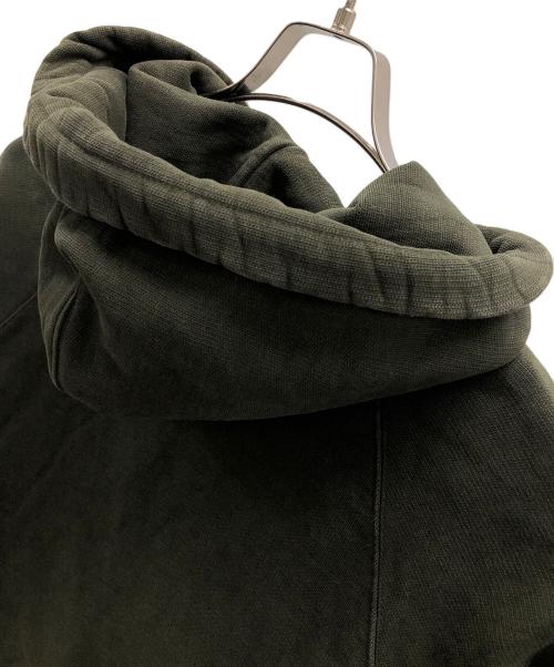 AMI Alexandre Mattiussi（アミアレクサンドルマテュッシ）AMI Alexandre Mattiussi (アミアレクサンドルマテュッシ) ハート刺繍プルオーバーパーカー グリーン サイズ:Mの古着・服飾アイテム