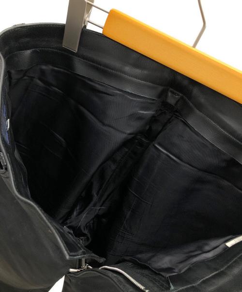 BLUE WORK（ブルーワーク）BLUE WORK (ブルーワーク) レザーパンツ ブラック サイズ:50の古着・服飾アイテム