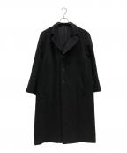 Ermenegildo Zegna softエルメネジルドゼニアソフト）の古着「ウール ロング チェスターコート」｜ブラック