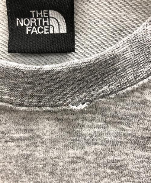 THE NORTH FACE（ザ ノース フェイス）THE NORTH FACE (ザ ノース フェイス) スウェット ヘザーロゴクルー グレー サイズ:Mの古着・服飾アイテム