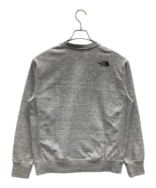 THE NORTH FACE（ザ ノース フェイス）THE NORTH FACE (ザ ノース フェイス) スウェット ヘザーロゴクルー グレー サイズ:Mの古着・服飾アイテム