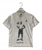 JORDANジョーダン）の古着「ジョーダン スパイクリー 両面プリント Tシャツ」｜ホワイト