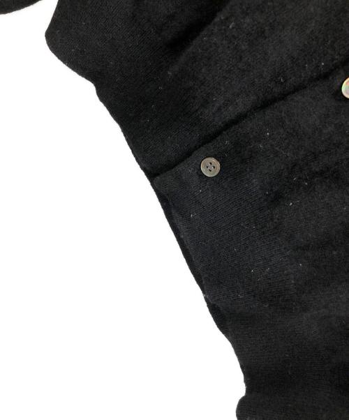 PLAY COMME des GARCONS（プレイコムデギャルソン）PLAY COMME des GARCONS (プレイ コムデギャルソン) クルーネックカーディガン ブラック サイズ:Lの古着・服飾アイテム