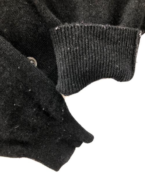 PLAY COMME des GARCONS（プレイコムデギャルソン）PLAY COMME des GARCONS (プレイ コムデギャルソン) クルーネックカーディガン ブラック サイズ:Lの古着・服飾アイテム