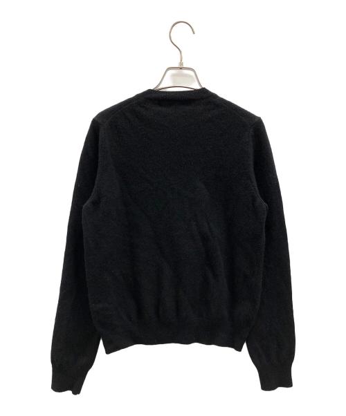 PLAY COMME des GARCONS（プレイコムデギャルソン）PLAY COMME des GARCONS (プレイ コムデギャルソン) クルーネックカーディガン ブラック サイズ:Lの古着・服飾アイテム