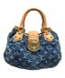 LOUIS VUITTON（ルイ ヴィトン）の古着「ハンドバッグ モノグラムデニム プリーティ」｜ブルー