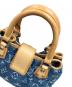 中古・古着 LOUIS VUITTON (ルイ ヴィトン) ハンドバッグ モノグラムデニム プリーティ ブルー サイズ:実寸サイズにてご確認ください。：120000円