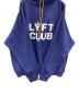 中古・古着 Lyft (リフト) プルオーバーパーカー クラブ オーバーサイズ スウェット フーディ ネイビー サイズ:L：8000円