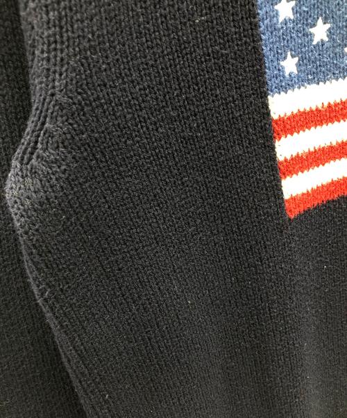 POLO RALPH LAUREN（ポロ・ラルフローレン）POLO RALPH LAUREN (ポロ・ラルフローレン) アメリカンフラッグニット ネイビー サイズ:Sの古着・服飾アイテム