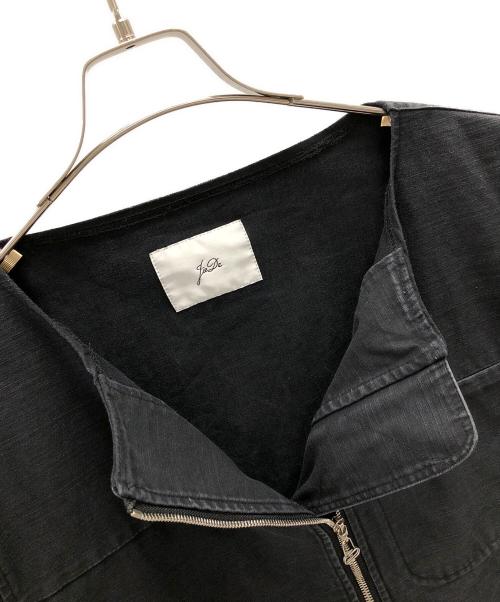 jieda（ジエダ）jieda (ジエダ) ノーカラージャケット グレー サイズ:実寸サイズにてご確認ください。の古着・服飾アイテム