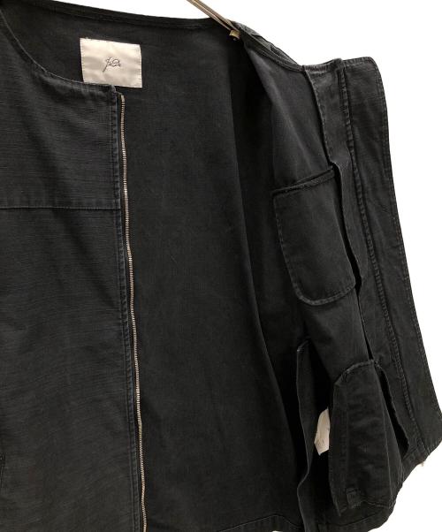 jieda（ジエダ）jieda (ジエダ) ノーカラージャケット グレー サイズ:実寸サイズにてご確認ください。の古着・服飾アイテム