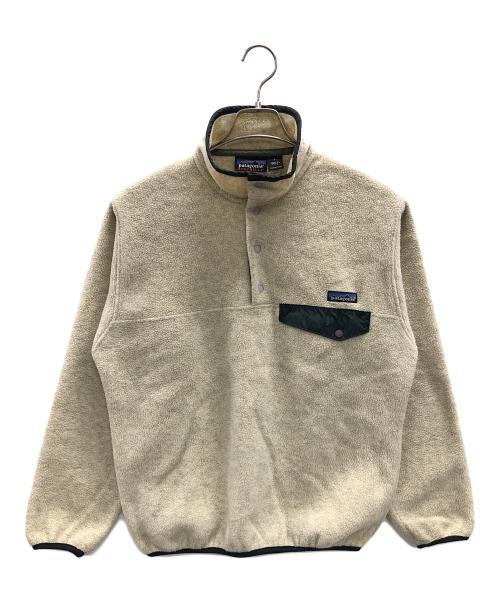 Patagonia（パタゴニア）Patagonia (パタゴニア) フリースジャケット シンチラスナップTプルオーバー アイボリー サイズ:Sの古着・服飾アイテム