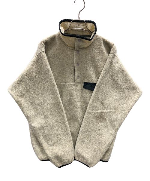 Patagonia（パタゴニア）Patagonia (パタゴニア) フリースジャケット シンチラスナップTプルオーバー アイボリー サイズ:Sの古着・服飾アイテム