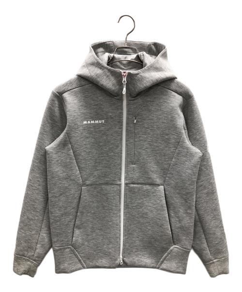 MAMMUT（マムート）MAMMUT (マムート) ダイノ 2.0 ミッドレイヤー フーデッド ジャケット アジアンフィット ライトグレー サイズ:ASIA M 未使用品の古着・服飾アイテム
