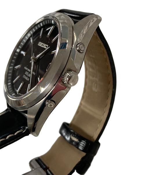 SEIKO（セイコー）SEIKO (セイコー) 腕時計 電波ソーラー ブラック サイズ:実寸サイズにてご確認くださいの古着・服飾アイテム