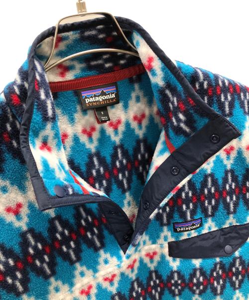 Patagonia（パタゴニア）Patagonia (パタゴニア) フリースジャケット シンチラスナップT ブルー系 サイズ:Sの古着・服飾アイテム