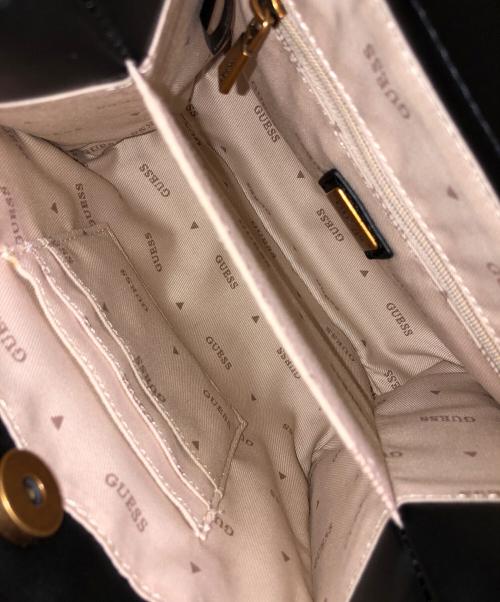 GUESS（ゲス）GUESS (ゲス) 2WAYバッグ ハンドバッグ ショルダーバッグ SILVANA Mini Tote（シルバナ ミニ トート） レッド×グレー サイズ:実寸サイズにてご確認ください。の古着・服飾アイテム