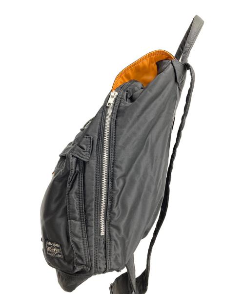 PORTER（ポーター）PORTER (ポーター) リュック BACKPACK（バックパック） ブラック×オレンジ サイズ:実寸サイズにてご確認ください。の古着・服飾アイテム