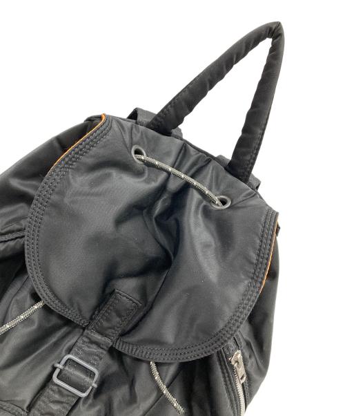 PORTER（ポーター）PORTER (ポーター) リュック BACKPACK（バックパック） ブラック×オレンジ サイズ:実寸サイズにてご確認ください。の古着・服飾アイテム