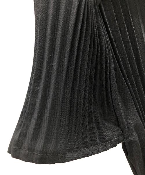 JUNYA WATANABE COMME des GARCONS（(ジュンヤワタナベ コムデギャルソン）JUNYA WATANABE COMME des GARCONS ((ジュンヤワタナベ コムデギャルソン) プリーツブラウスワンピース ブラック サイズ:XSの古着・服飾アイテム