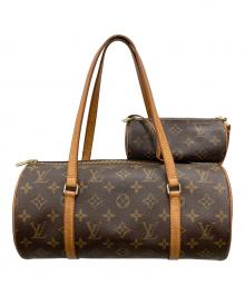 LOUIS VUITTON（ルイ ヴィトン）の古着「ハンドバッグ モノグラム パピヨン30」｜ブラウン