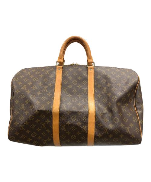 LOUIS VUITTON（ルイ ヴィトン）LOUIS VUITTON (ルイ ヴィトン) トラベルバッグ モノグラム キーポル50 ブラウン サイズ:実寸サイズにてご確認ください。の古着・服飾アイテム