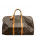 LOUIS VUITTON（ルイ ヴィトン）の古着「トラベルバッグ モノグラム キーポル50」｜ブラウン