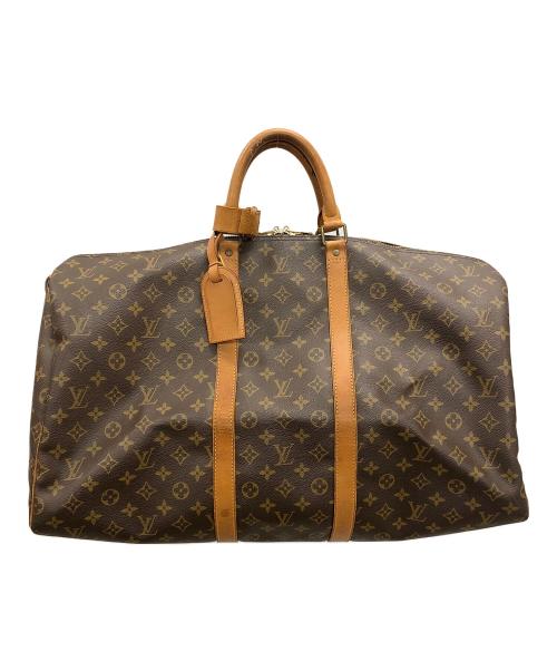 LOUIS VUITTON（ルイ ヴィトン）LOUIS VUITTON (ルイ ヴィトン) トラベルバッグ モノグラム キーポル55 ブラウン サイズ:実寸サイズにてご確認ください。の古着・服飾アイテム