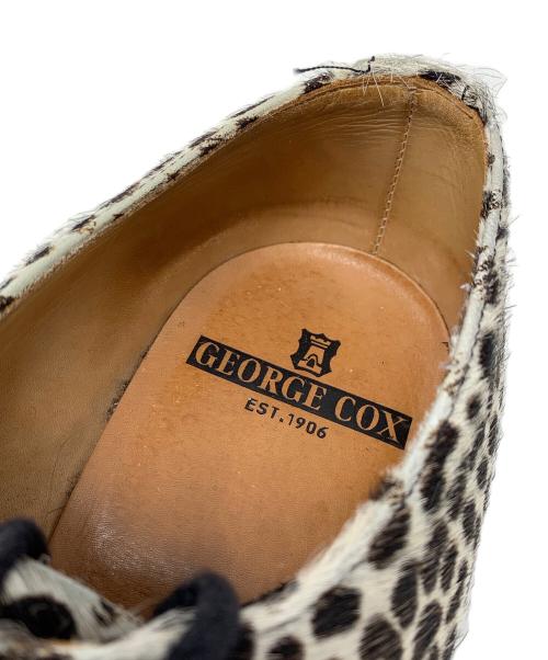 GEORGE COX（ジョージコックス）GEORGE COX (ジョージコックス) ラバーソールシューズ ベージュ×ブラウン サイズ:9の古着・服飾アイテム