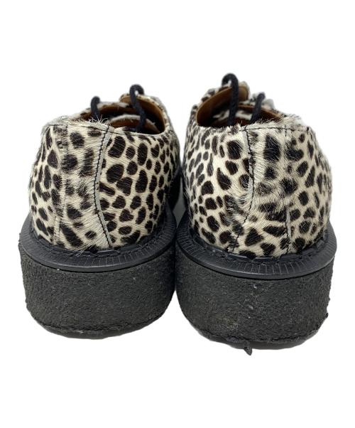 GEORGE COX（ジョージコックス）GEORGE COX (ジョージコックス) ラバーソールシューズ ベージュ×ブラウン サイズ:9の古着・服飾アイテム