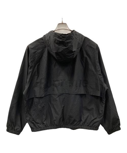 SUPREME（シュプリーム）SUPREME (シュプリーム) ナイロンジャケット Lightweight Nylon Hooded Jacket（ライトウェイト ナイロン フーデッド ジャケット） ブラック サイズ:XLの古着・服飾アイテム