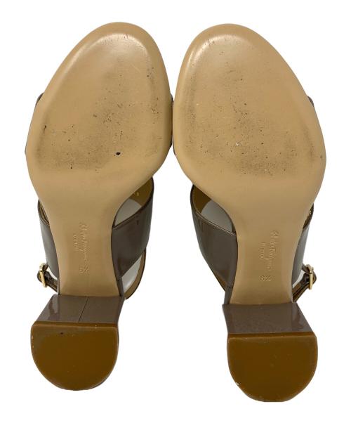 Salvatore Ferragamo（サルヴァトーレ フェラガモ）Salvatore Ferragamo (サルヴァトーレ フェラガモ) ヴァラストラップサンダル グレー サイズ:6 1/2の古着・服飾アイテム