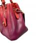 COACH (コーチ) 2WAYバッグ ハンドバッグ ショルダーバッグ レッド×パープル サイズ:実寸サイズにてご確認ください。：8000円