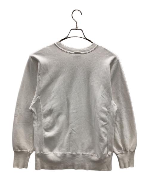 Champion（チャンピオン）Champion (チャンピオン) リバースウィーブスウェット ILLINOIS STATE（イリノイ ステイト） ホワイト サイズ:LARGEの古着・服飾アイテム