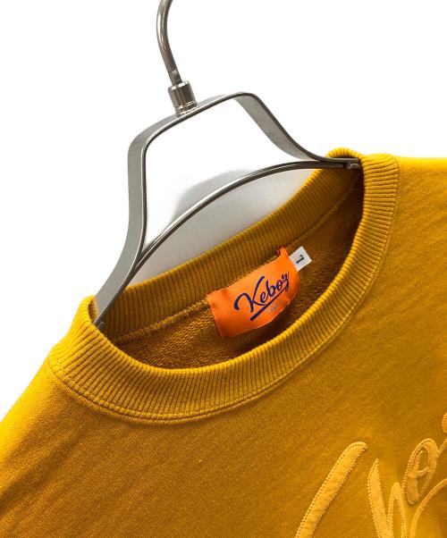 KEBOZ（ケボズ）KEBOZ (ケボズ) スウェット SC ICON LOGO CREWNECK（エスシー アイコン ロゴ クルーネック） オレンジ サイズ:Lの古着・服飾アイテム