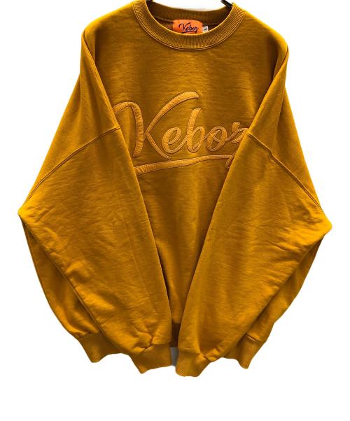 KEBOZ（ケボズ）KEBOZ (ケボズ) スウェット SC ICON LOGO CREWNECK（エスシー アイコン ロゴ クルーネック） オレンジ サイズ:Lの古着・服飾アイテム