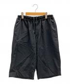 COMME des GARCONS HOMME PLUSコムデギャルソンオムプリュス）の古着「パンツ ウールギャバクロップドパンツ」｜ブラック