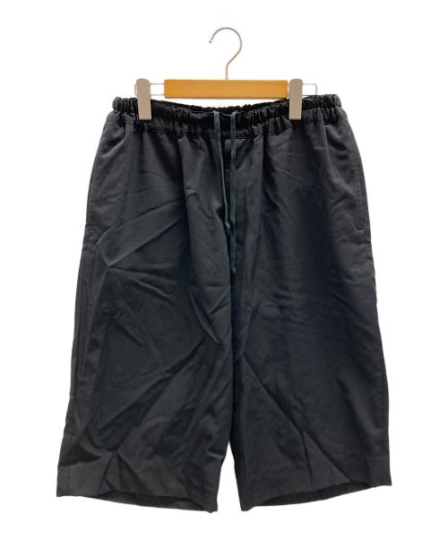 COMME des GARCONS HOMME PLUS（コムデギャルソンオムプリュス）COMME des GARCONS HOMME PLUS (コムデギャルソンオムプリュス) パンツ ウールギャバクロップドパンツ ブラック サイズ:XSの古着・服飾アイテム