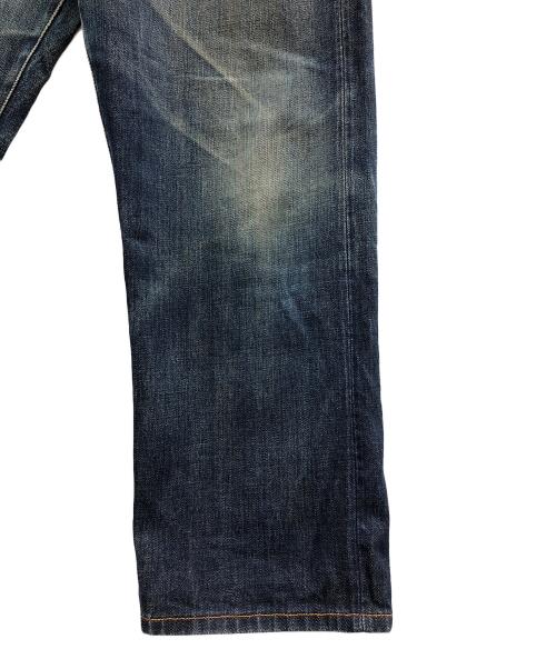 EVISU（エヴィス）EVISU (エビス) デニムパンツ ネイビー×ピンク サイズ:32×35の古着・服飾アイテム