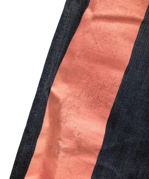 EVISU（エヴィス）EVISU (エビス) デニムパンツ ネイビー×ピンク サイズ:32×35の古着・服飾アイテム