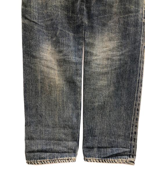 Hysteric Glamour（ヒステリックグラマー）Hysteric Glamour (ヒステリックグラマー) AR加工 ダメージ リペア デニムパンツ インディゴ サイズ:XSの古着・服飾アイテム