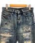 Hysteric Glamour (ヒステリックグラマー) AR加工 ダメージ リペア デニムパンツ インディゴ サイズ:XS：10000円