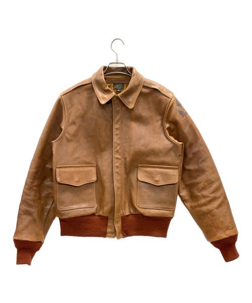 BUZZ RICKSON'S（バズリクソンズ）BUZZ RICKSON'S (バズリクソンズ) A-2 フライトジャケット キャメル サイズ:40の古着・服飾アイテム