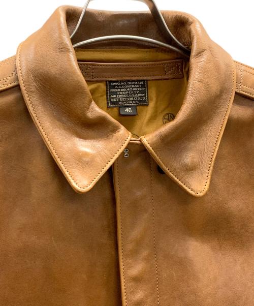 BUZZ RICKSON'S（バズリクソンズ）BUZZ RICKSON'S (バズリクソンズ) A-2 フライトジャケット キャメル サイズ:40の古着・服飾アイテム