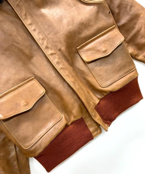 BUZZ RICKSON'S（バズリクソンズ）BUZZ RICKSON'S (バズリクソンズ) A-2 フライトジャケット キャメル サイズ:40の古着・服飾アイテム