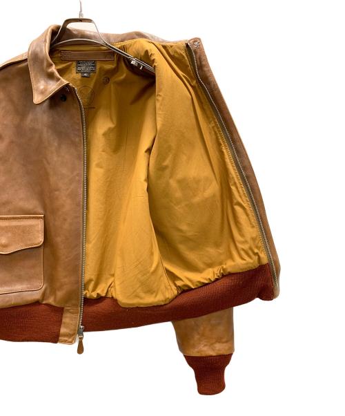 BUZZ RICKSON'S（バズリクソンズ）BUZZ RICKSON'S (バズリクソンズ) A-2 フライトジャケット キャメル サイズ:40の古着・服飾アイテム