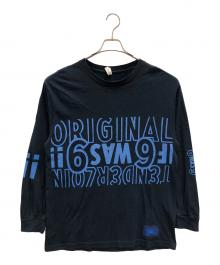 TENDERLOIN（テンダーロイン）の古着「長袖Tシャツ LONG SLEEVE TEE（ロング スリーブ ティー）」｜ネイビー×ブルー