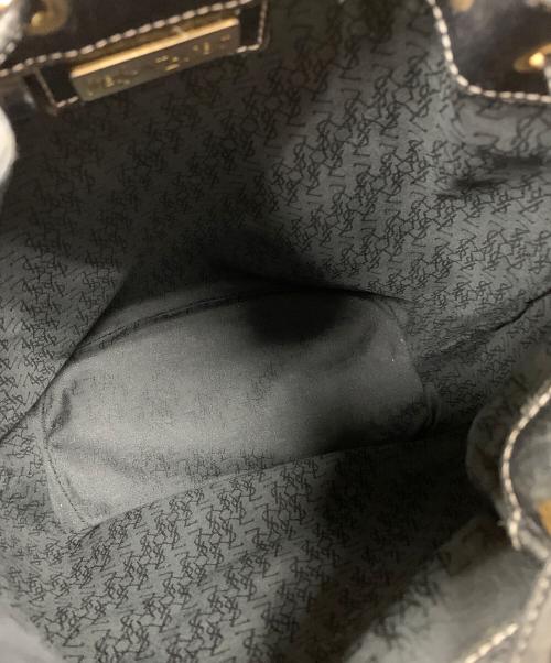 Yves Saint Laurent（イヴサンローラン）Yves Saint Laurent (イヴサンローラン) ショルダー巾着バッグ ブラック サイズ:実寸サイズにてご確認ください。の古着・服飾アイテム